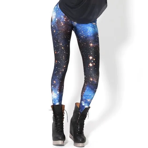 Dámske galaxy Star Space vytlačené legíny Galaxy Pants Galaxy 2013 Leggings Doprava zdarma GL-03