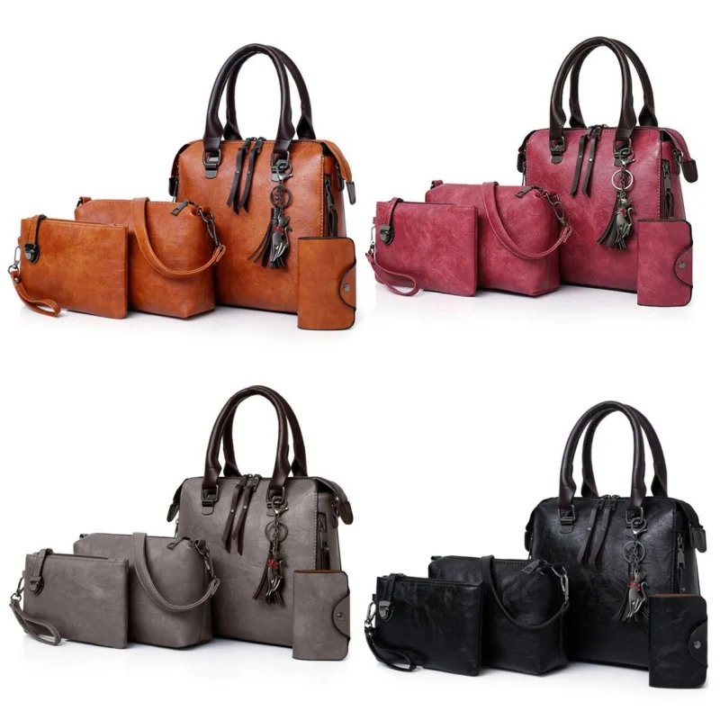 Dámske módne kabelky Veľká kapacita Práca Topáčka Crossbody peňaženka Sada na cestovanie, pláž, vysoká škola