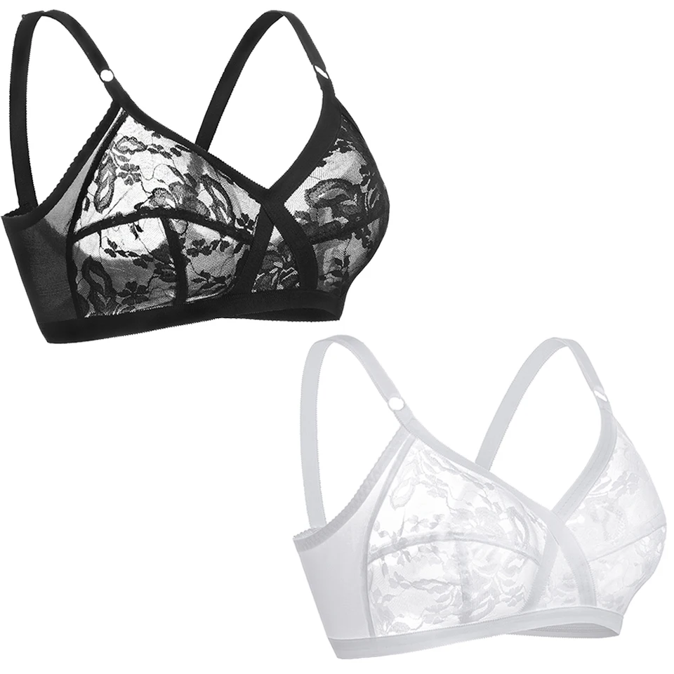 Dámske podprsenky čipky bralette bezdrôtové perspektívne minimalizátor Sexy spodná bielizeň bh spodná bielizeň plus veľkosť bcd dd ef pohár