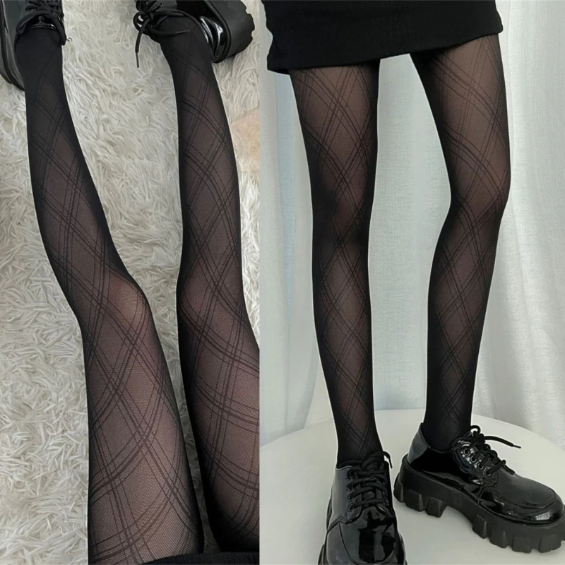 Dámske sexy dlhé rybie siete vysoké pančuchy tela rybie ponožky pančucháče pančucháče