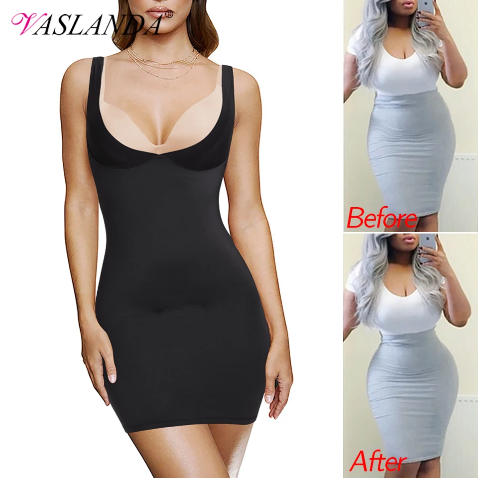Dámske shaperwear plynulé plné sklzy pre podvádzané šaty ovládanie brucha spodná časť zaťaženia spodného prádla hladké camisole tela shaper