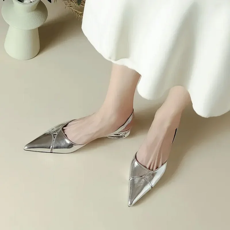 Dámske topánky 2024 Horúci predaj Slingbacks