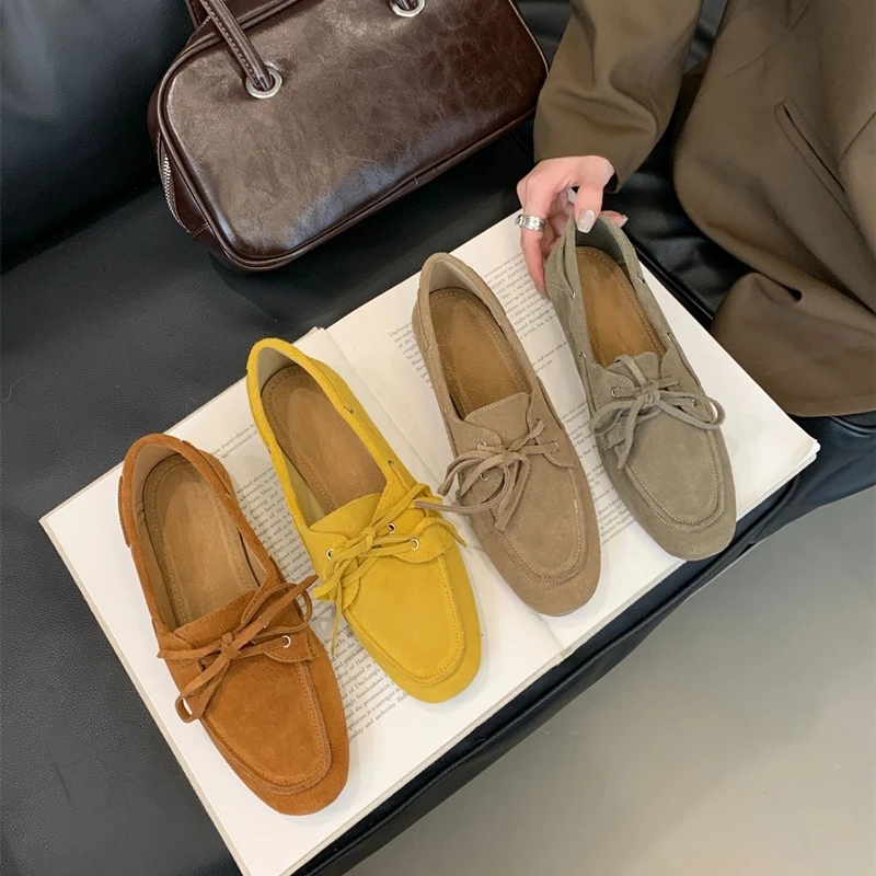 Dámske topánky Aiyuqi Dámske topánky Britský štýl 2025 Nové nové retro ploché topánky Ženská veľkou veľkosťou Slip-On Loafers pre ženy