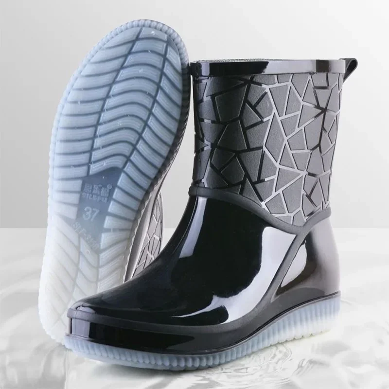 Dámske topánky Botas Mleer Outdoor Dažďové topánky Nové štyri sezóny, ktoré nekĺzajú dámske vodotesné topánky odolné voči opotrebovaniu
