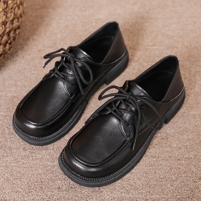 Dámske topánky jeseň Modis Clogs Platform Pištoľ s kožušinou okrúhle prsty príležitostné ženské tenisky Oxfords Flats Fall 2024 Creepers Big S
