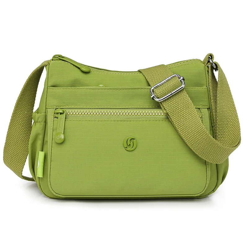 Dámsky Messenger Veľká kapacita vrecka na rameno Polyester módna kozmetická taška Jednoduchá a všestranná kabelka Crossbody Bag Suckes