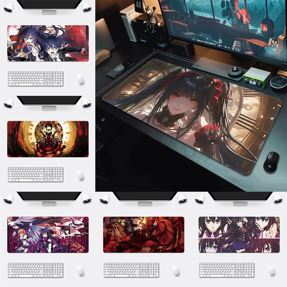 Dátum Anime Anime MousePad HD Tlač počítačov počítačových hráčov Uzamyka