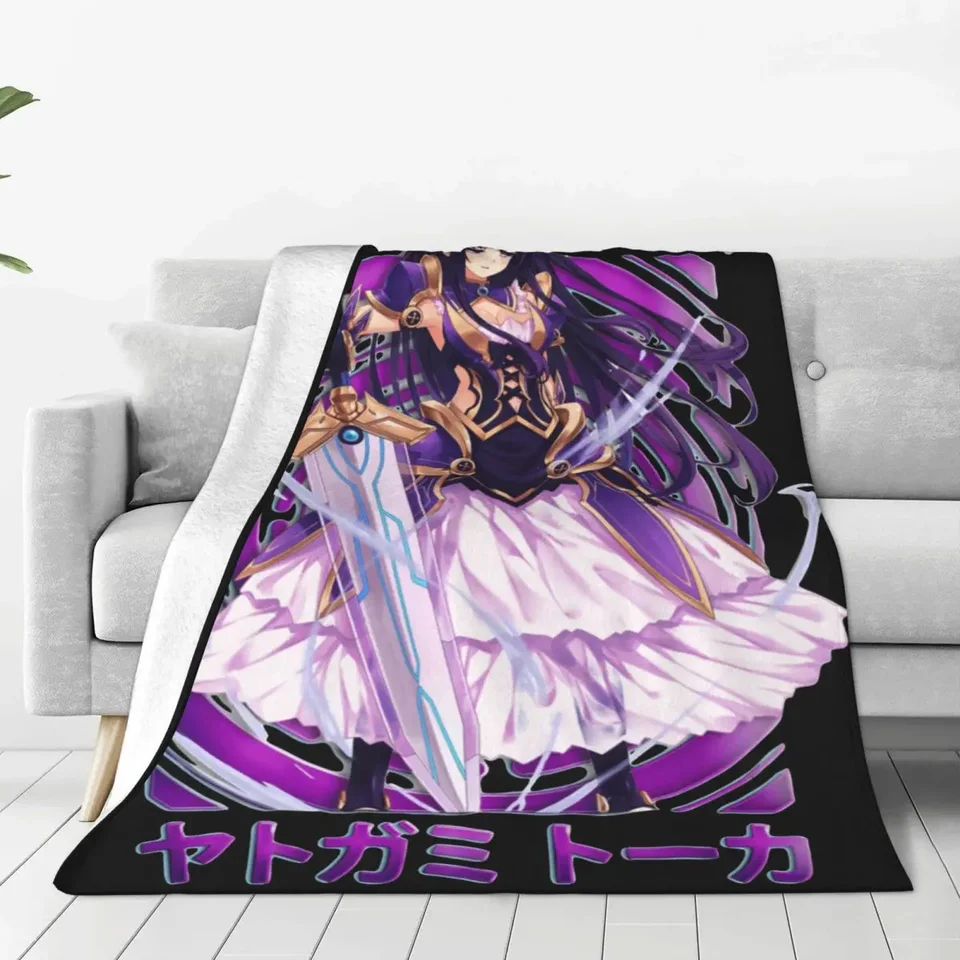 Dátum živé tohka yatogami prikrývky genshin dopad plyšové vtipné prikrývky teplých hodov pre posteľnú pohovku celú sezónu prikrývky pre postele