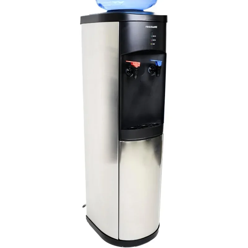 Dávkovač chladiča Frigidaire Water Coater, chladič s horným zaťažením, dávkovač teplej a studenej vody pre 3 a 5 galónových fliaš, nehrdzavejúca oceľ