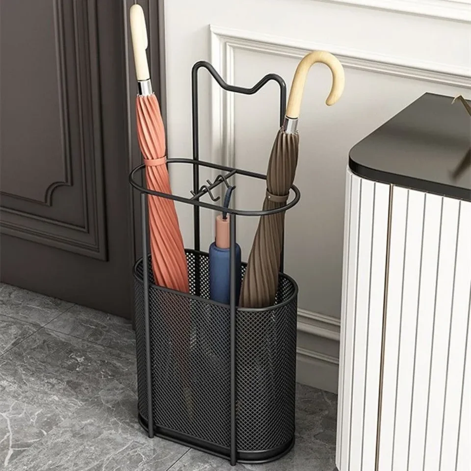 Dáždnik stánok železný vchod veľkú kapacitu dáždnikových stojanov s vodou skladovacia skrinka Storage Basket Creative Umbrellas Bucket