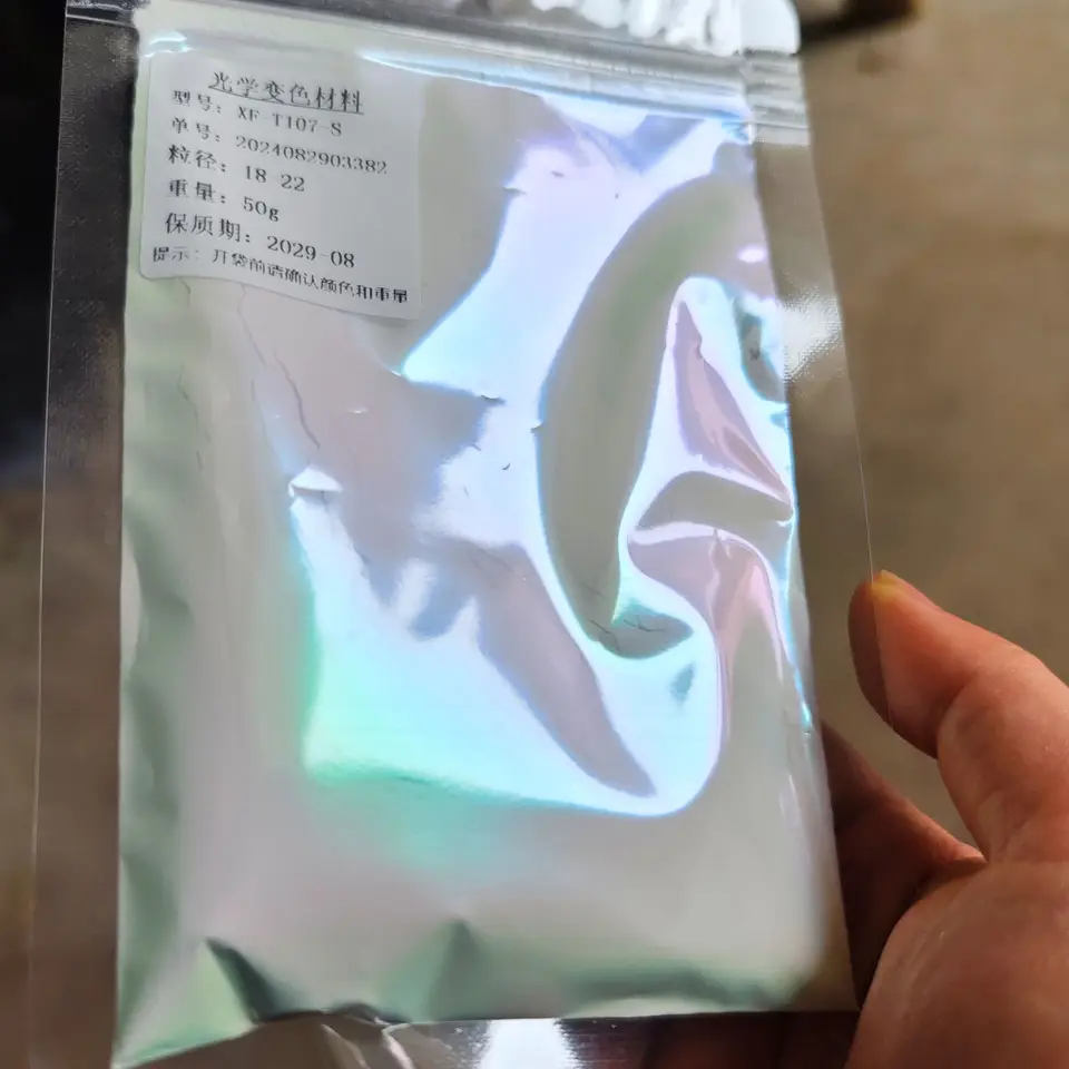 Dúha Aurora biela super chameleónová pigmentová prášok hypershift/chromaflair/supershift