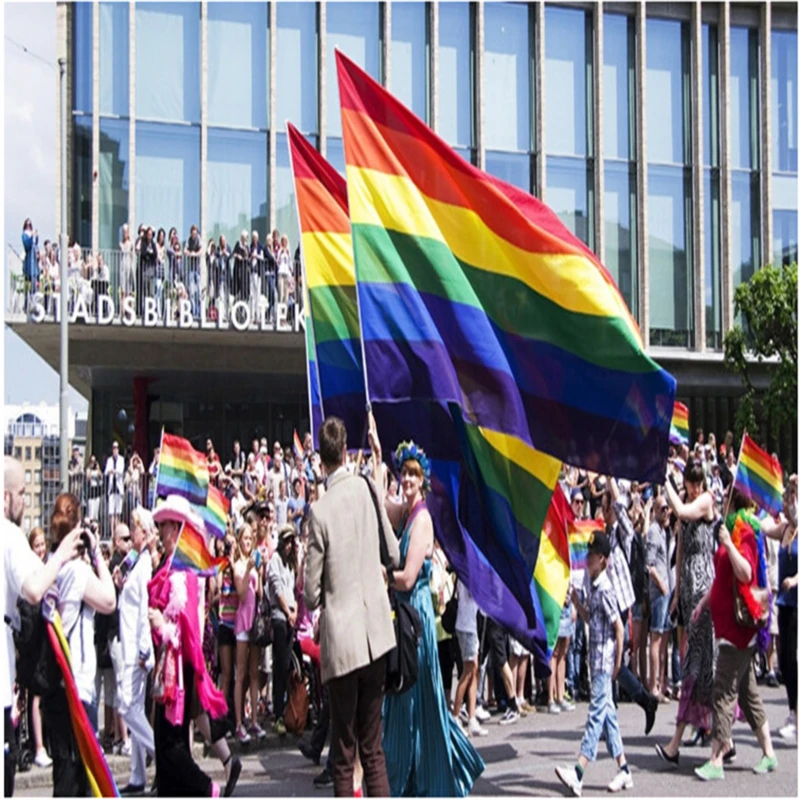 Dúhová vlajka farebná dúhová vlajka mieru Banner LGBT Pride LGBT FAG LGBT LESBIAN Gay Parade Flags Home Decoration