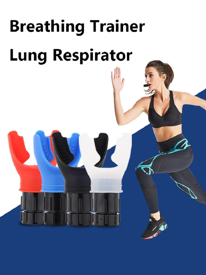 Dýchací tréner pľúcny respirátor Fitness zariadenia dýcha