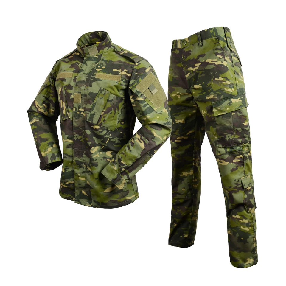 Džungľa camouflage taktické tréningy Cvičenie bojový oblek na lov kemping horolezectvo na divočinu útočník