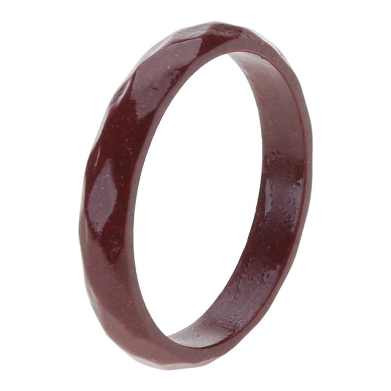E0BF Ženy muži Feng Shui Lucky Rings Novel Red Cinnabars Feng Shui Rings priťahujú bohatstvo peniaze prstene Ochrana Amulet Rings Rings