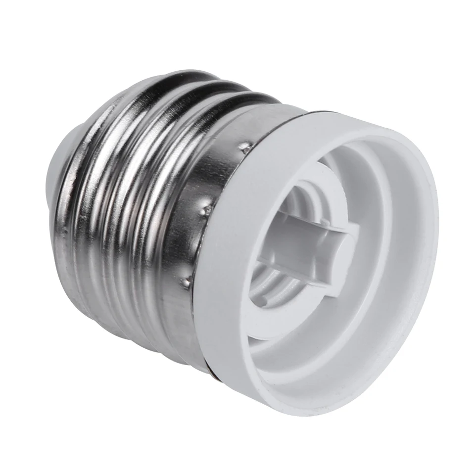 E26 až E12 LAMP Base Base Converter Držiteľ držiaka Adaptéra E26 až E12 Adaptér prevodové osvetlenie Časti príslušenstvo biele