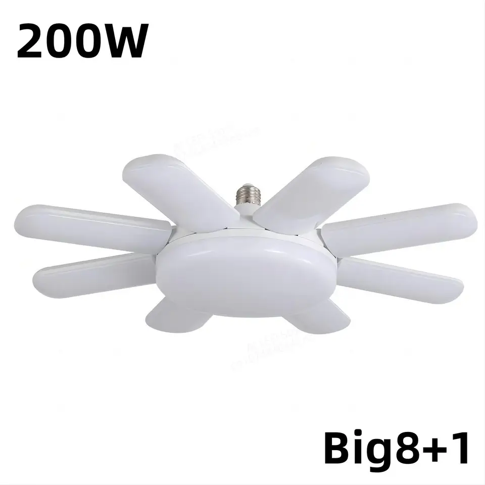 E27 60/80/100/150/200 W LED žiarovka LED žiarovka LAMP AC85-265V AC220V AC110V Skladacia LED žiarovka LAMBADA pre domáci stropný svetlo