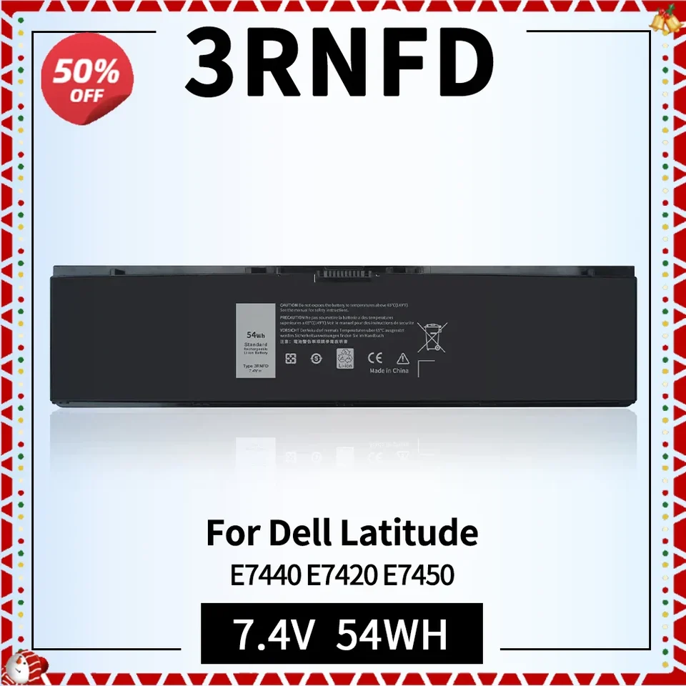 E7440 3RNFD Výmena batérie notebooku pre Dell Latitude 14 E7450 E7420 Series NAPOHLOD V8XN3 34GR 451-BBOG BBFV Vysoká kapacita