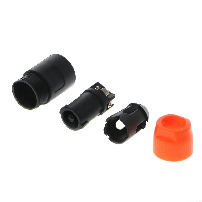 E74D Speakon Mužský plugový reproduktor 4 pól 4 PIN TYPE NL4FX O KABELOVÝ KONEKTOR