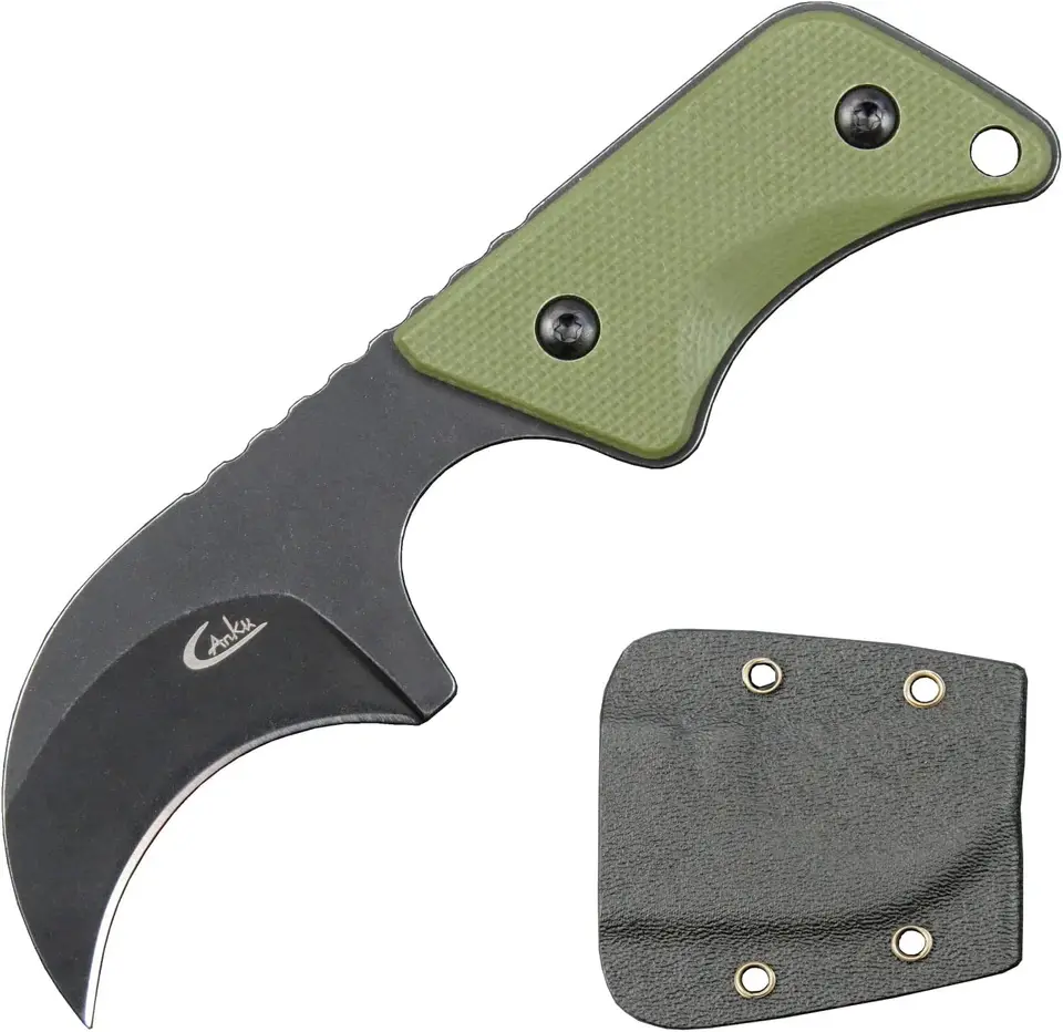 Eafengrow C1294 Fixte Blade Nôž 9cr18mov Blade G10 Ruck EDC Nástroj Nôž na vonkajšiu kempingovú turistiku s kydexovým plášťom