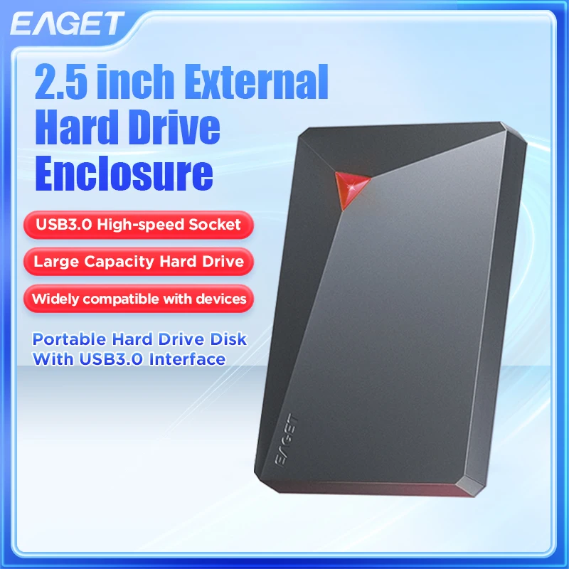 EAGET G22 Prenosný externý pevný disk 5 GBPS SATA HDD 1TB THO DISK USB3.0 Externý HDD kompatibilný pre Samsung PC MacBook PS5