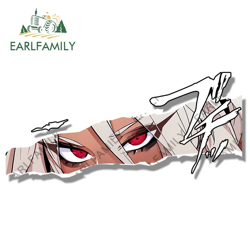 Earlfamily 13 cm x 5,8 cm pre Mirko očné facky nálepky na autá Kreatívne zlé oči Dozka