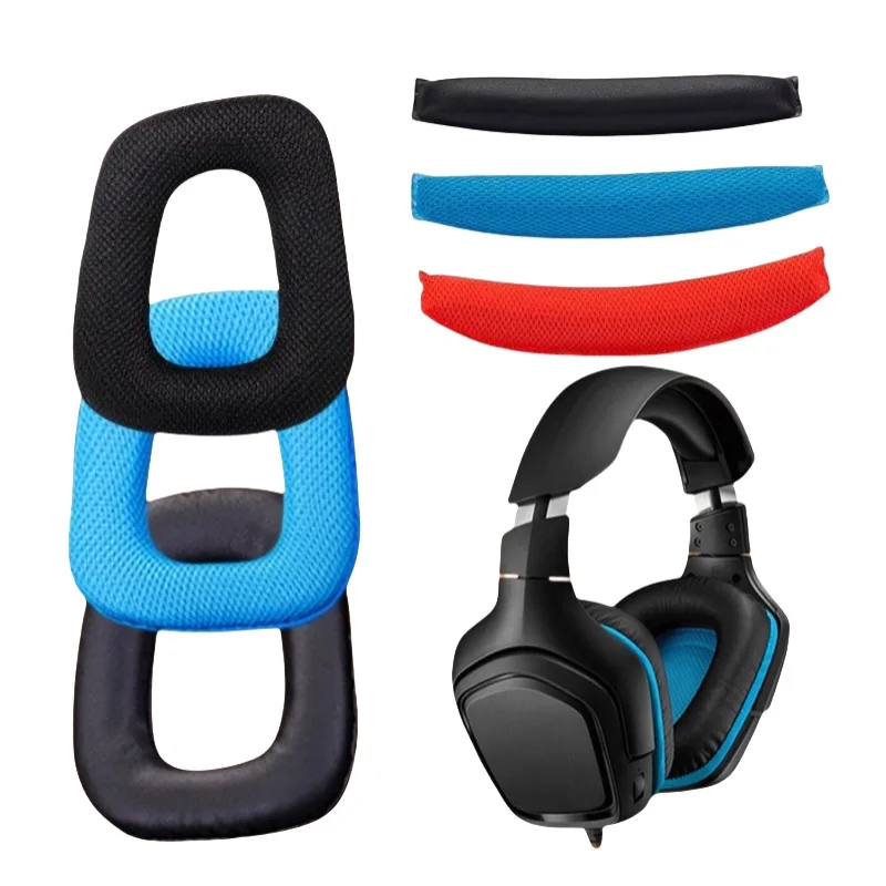 Earpady pre logitech G935 G430, náhradné ušné vankúšiky pokrývajú vankúše s čelenkou pre logitech g431 g231 g331 herné headset