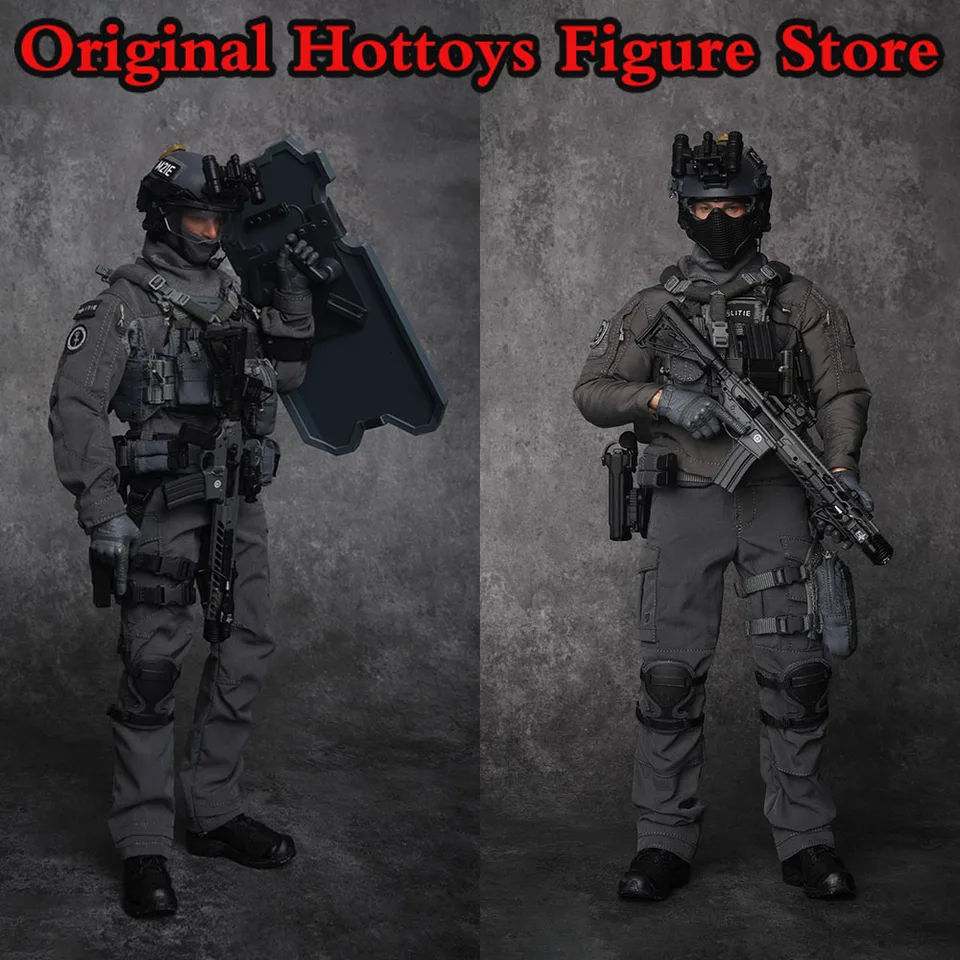 Easy & Simple ES 26058RA/B 1/6 Soldier Dutch DSI Dienst Special Special Intersties Roit Shield Version Full Set 12 '' Action Figure Hračky