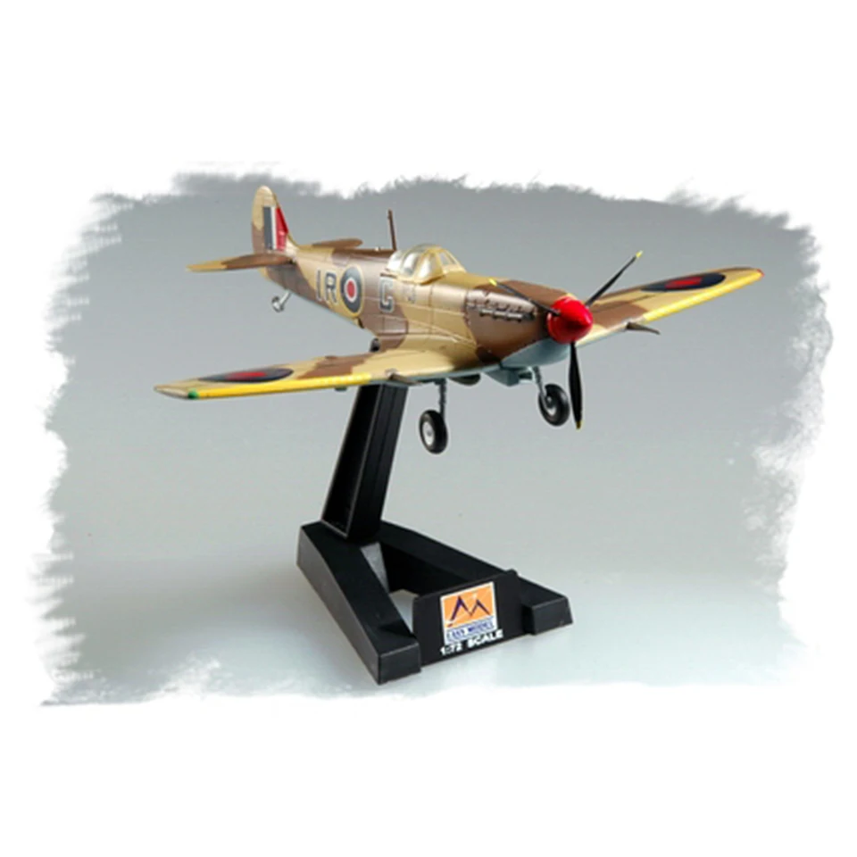 Easymodel 37217 1/72 Spitfire Fighter RAF 224 Veliteľ 1943 Zhromaždený kolekcia alebo darček pre vojenské statické plastové modely alebo darček