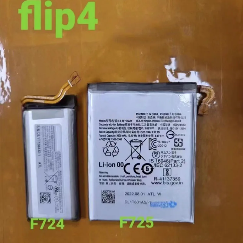 EB-BF724aby EB-BF725ABY batéria pre Samsung Galaxy Z Flip 4 5G F724 F725