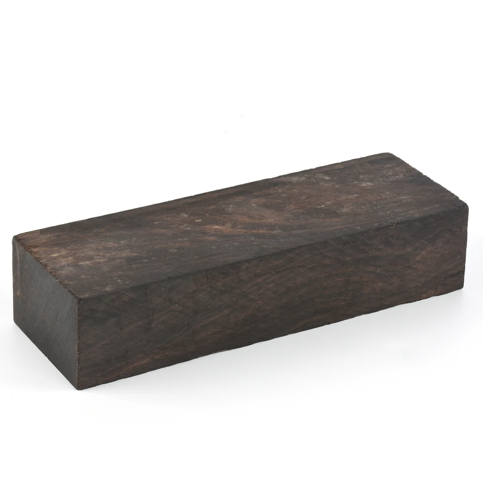Ebony Wood Block Rough Roverné drevo DIY Krlov NONE HUDBICKÁ HUDBICKÁ PRÍSTROJA 12X4X2.5 cm