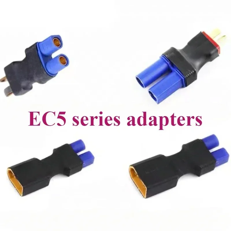 EC5 Mužská žena na Xt60 XT90 DEANS T Plug Samec Žena ŽIADNA KONEKTORA Plug Adapter pre RC FPV vozidlo LiPo ESC ESC