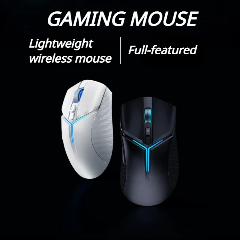 Echome Wireless Mouse Tri-režim káblové Bluetooth 26000DPI RGB podsvietenie Lightweight Gaming Myš pre prenosný počítač Mac počítač Mac