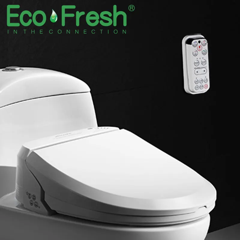 Ecofresh inteligentné toaletné sedadlo elektrický bident pokrýva inteligentný bidet teplo čisté suché masáž starostlivosť o dieťa staré
