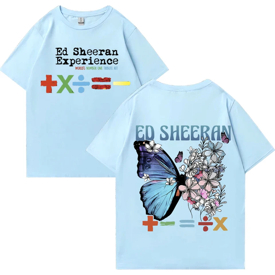 Ed Sheeran Tour 2024 Košele Západná country hudba Round Brck Krátke rukávy Tee Populárna hudba Fanúšikovia darček