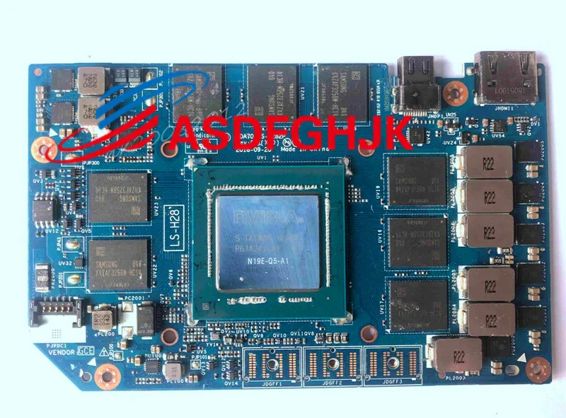 EDA70 LS-H282P pre Dell Precision 7740 NAPLATÝ KVIDLO RTX 5000 16 GB Grafika 100% Tesed OK