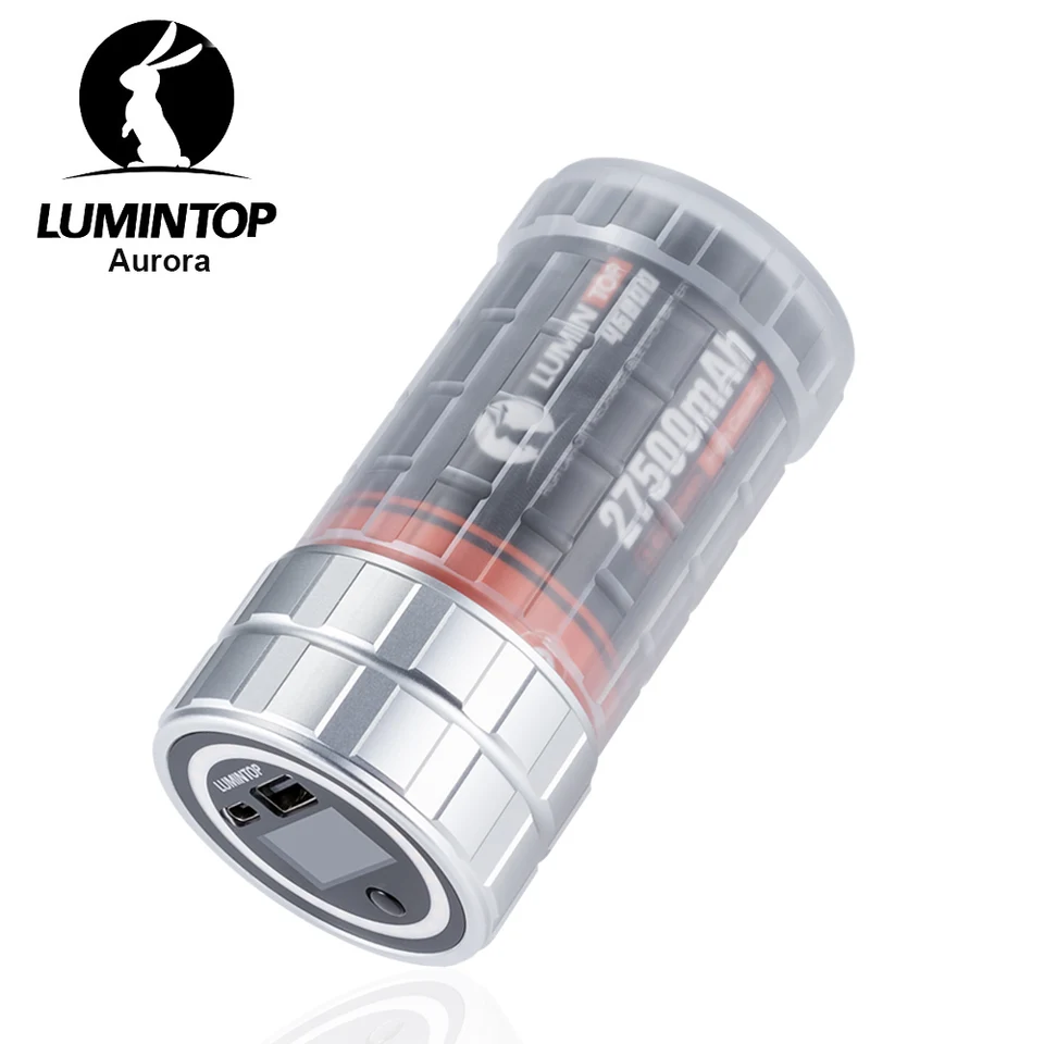 EDC LED baterka COB Svetlo Typ C 46800 Nabíjateľná lampa USB USB A Port 300 Lumen Outdoor Camping Lantern Torch Aurora