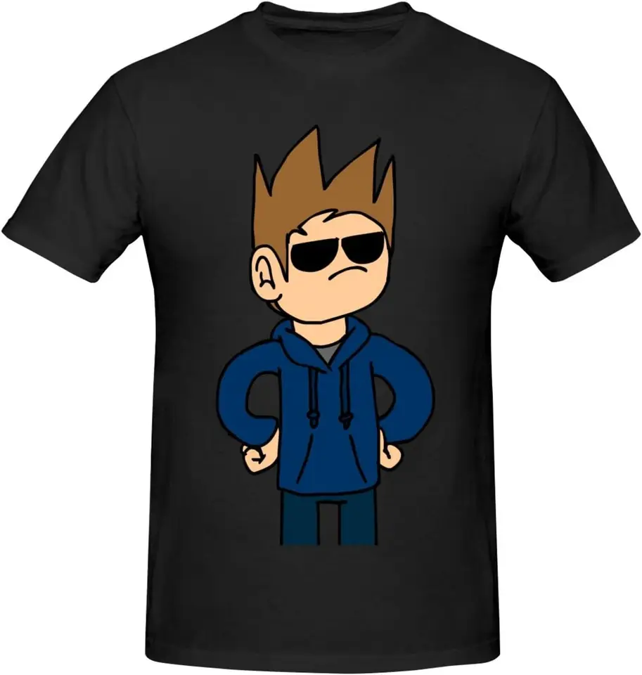 Eddsworld Tom tričko anime s pre mužov klasický posádka krk neformálne čierne odpaliská bavlna luxusná značka Vintage nadmerne nadmerne