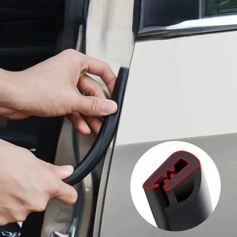 Edge dverí vode Weatherstrip gumové tesnenie B stĺp hluk Ochrana protivnú ochranu predné automatické tmely Doplnky dekorácie