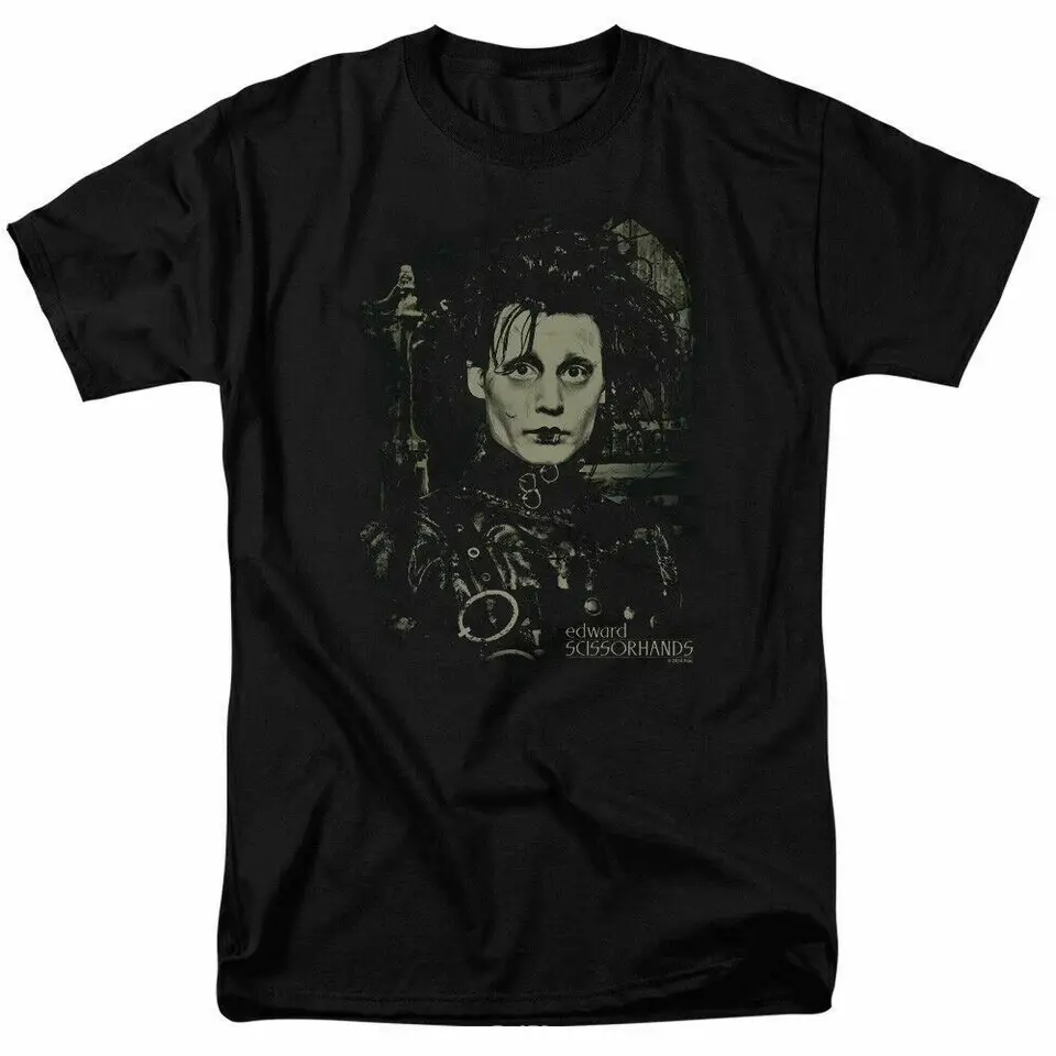 Edward Scissorhands Edward T tričko Licencované klasické 80. roky Tee Black