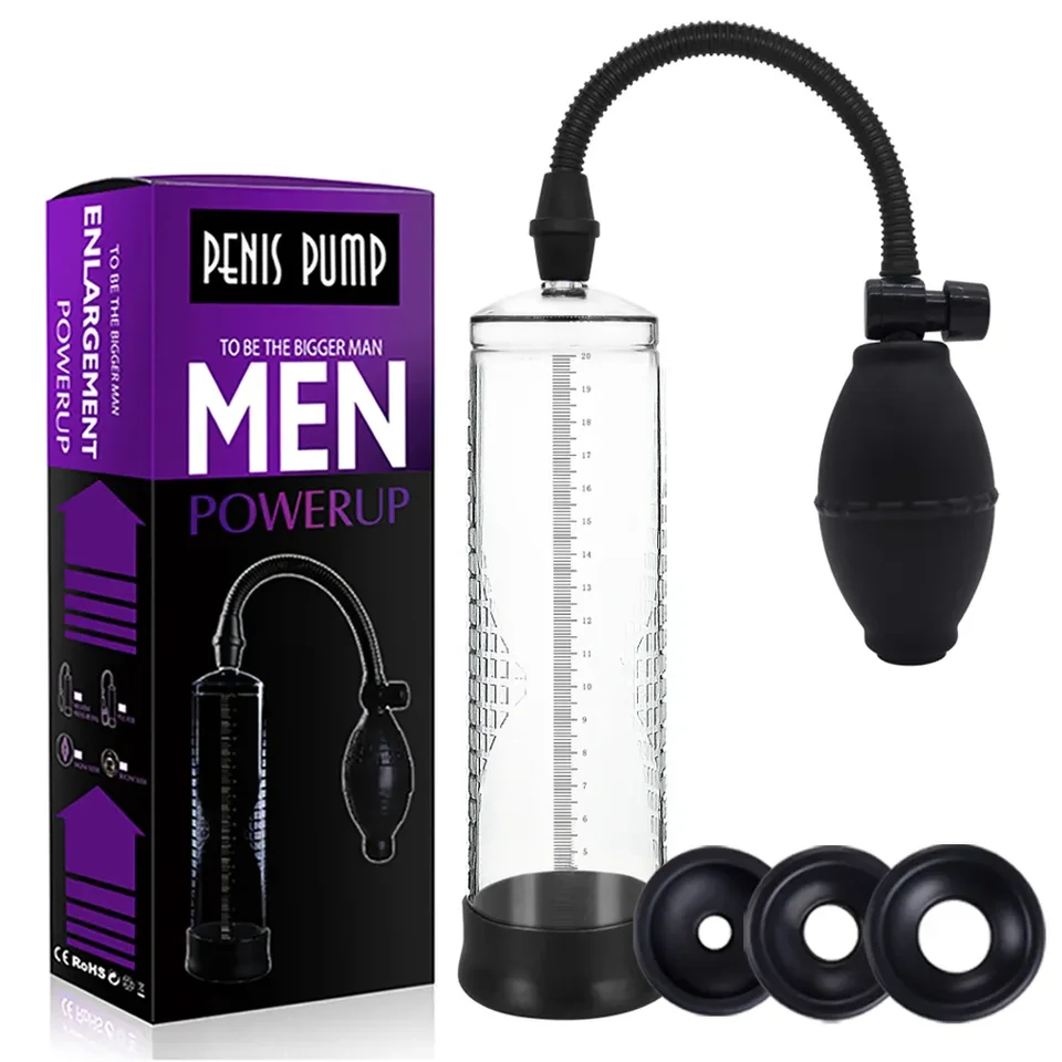 Efektívne pumpa Peris Pump Zväčšenie vákua Dick Extender Men Sex Hray Zvýšenie dĺžky Zväčšenie mužského vlaku erotický dospelý sexy produkt