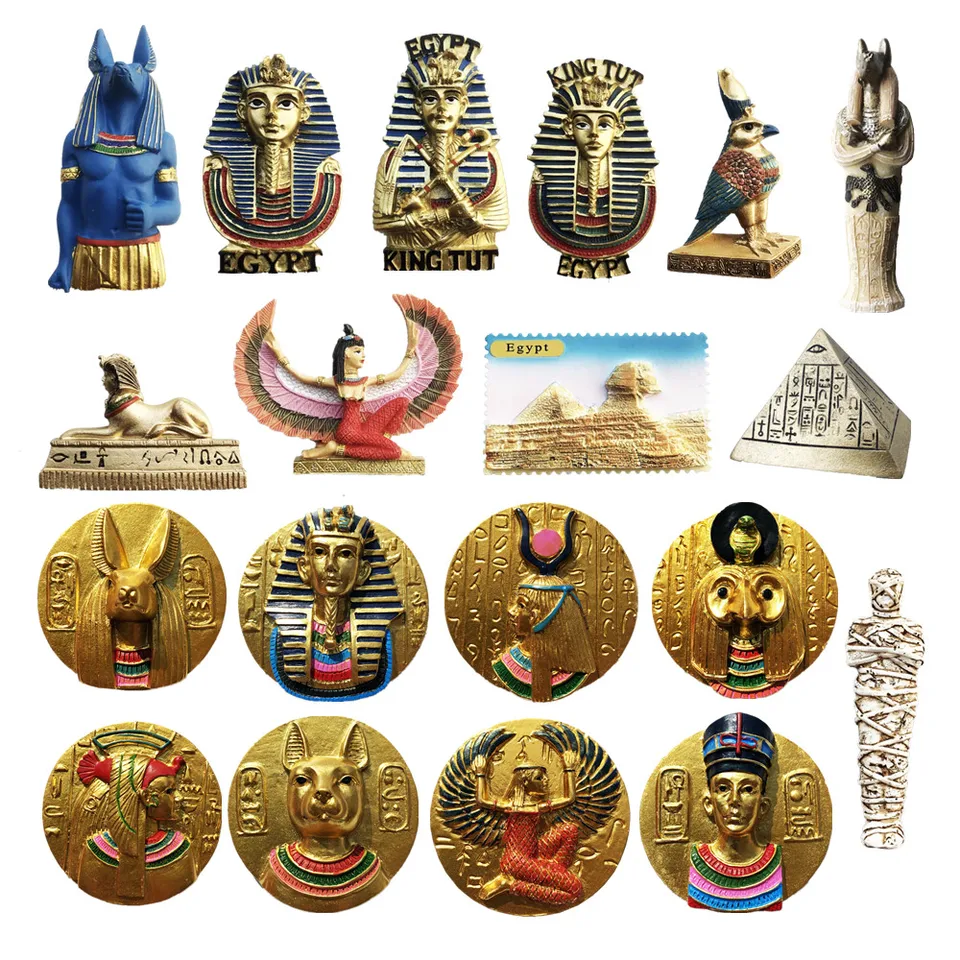 Egypt 3D módna originalita chladnička Magnety fľaše Otvárač Magnetickej dekorácie Články