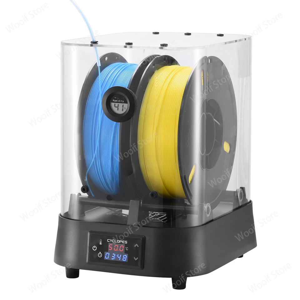 Eibos extra veľký suchý box vláknitý vláknový sušičku kancelárske puzdro kompatibilné s 1,75 mm, 2,85 mm, 3,00 mm 3D vlákno