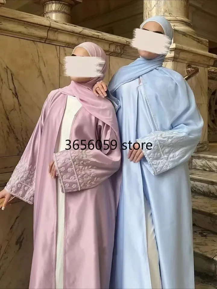 Eid Party Abaya pre ženy Beading Moslim Long Mardigan Abayas Ramadan Turecko Islamské rúcho shashes Maroko dubaj Arab Vestidos