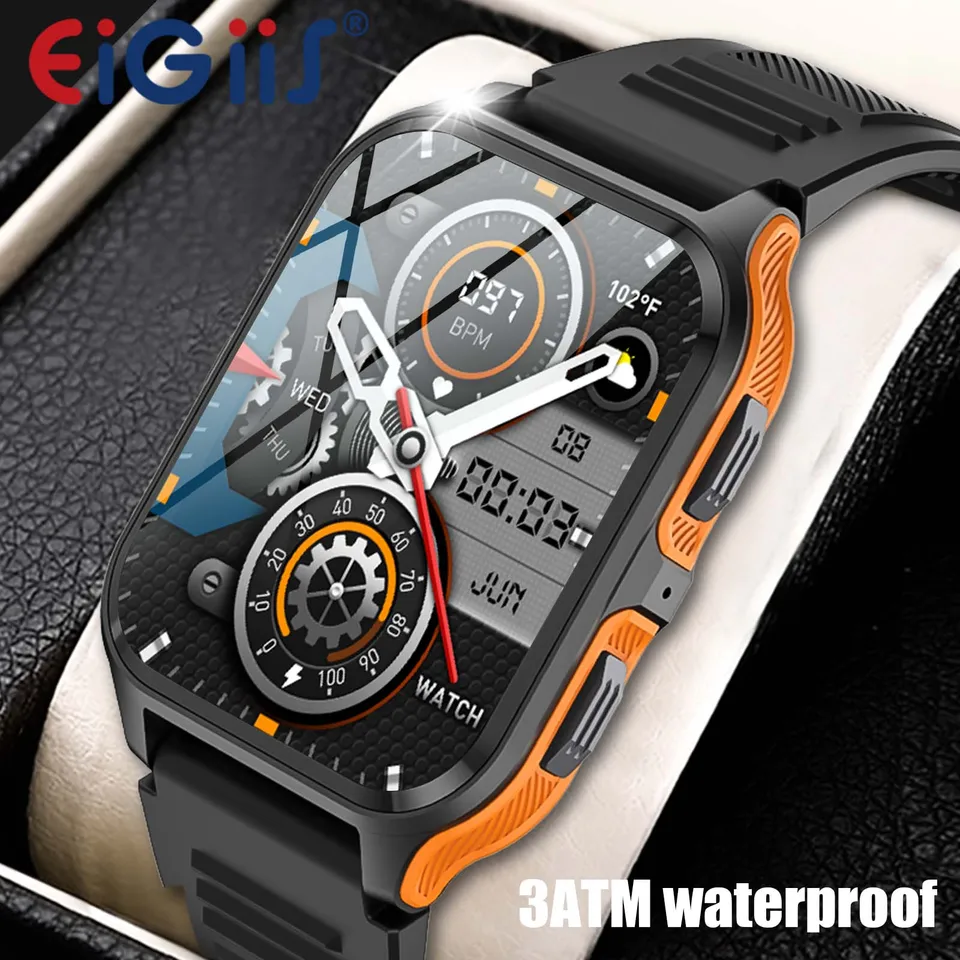 Eigiis Newsmart hodinky 3ATM vodotesné 100+ Športové režimy Srdcový tlak Krvný tlak kyslíkom Monitorovanie HD Audio CallSp73