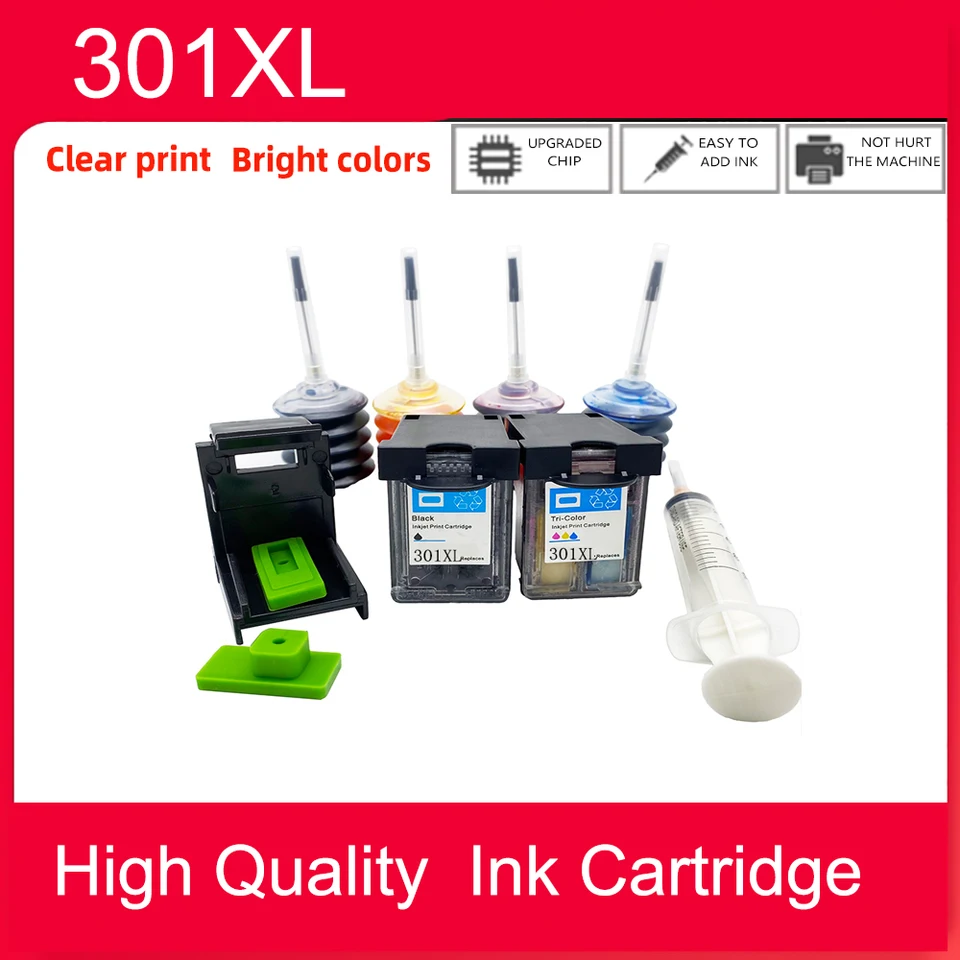 Einkshop pre HP 301 301xl atramentovú kazetu pre HP Deskjet 3050 3054 3060 2540 2541 2542 2543 2544 Envy 4500 4502 TLAČ