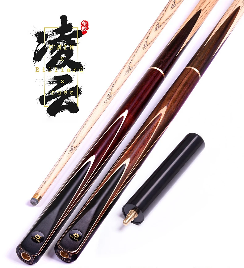 Ekonomický typ Omin Lingyun 3/4 Snooker Cue Stick Ručne vyrábané billardy s puzdrom 9,5 mm/10 mm špička voliteľné zadok popolcu