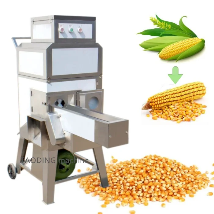 Ekvádor čerstvý kukuričný škrupina stroj na sladkú kukuricu Sheller Phreper Corn Pluhing stroj čerstvá kukurica naryvú kukuricu kukuricu kukuricu