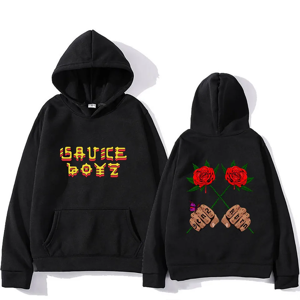 Eladio Carrion Hoodies omáčka Boyz tlačená muži Žena Streetwear Hip Hop Hoodie mikiny pulvovery unisex Tracksuit odev
