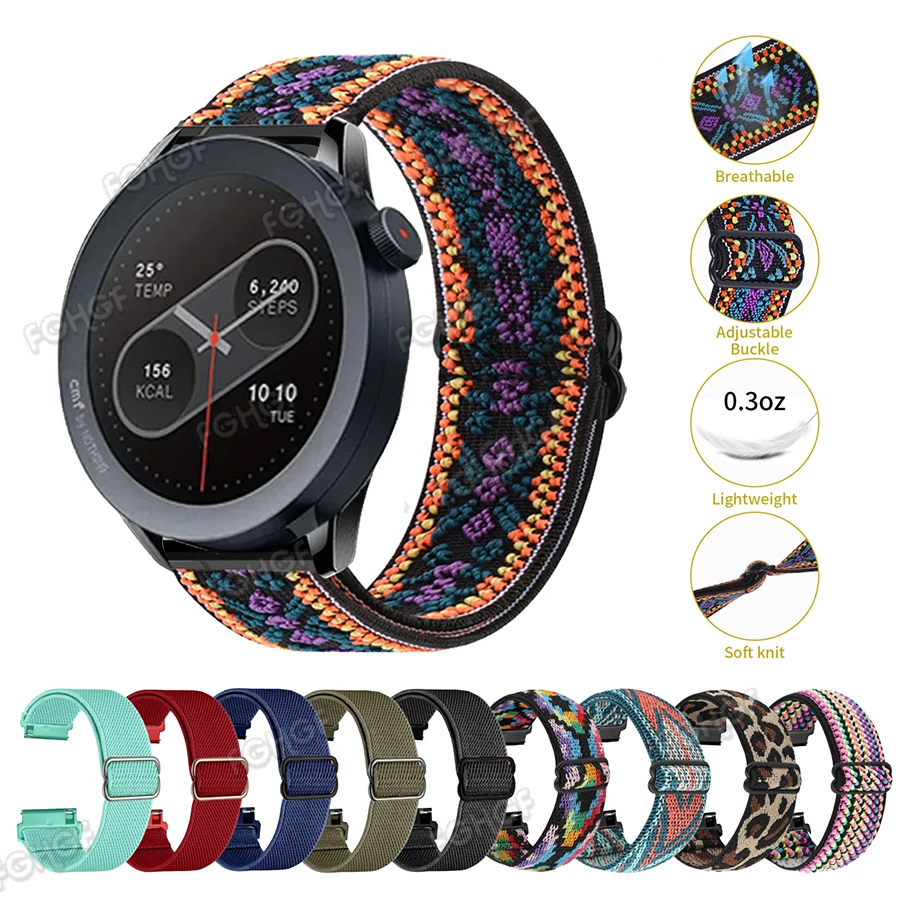 Elastic nylon Loop Watch Band pre CMF Watch Pro 2 remienok náramok pre CMF od Nič Sledujte Pro 2 Náramok Correa Belt Accessorie
